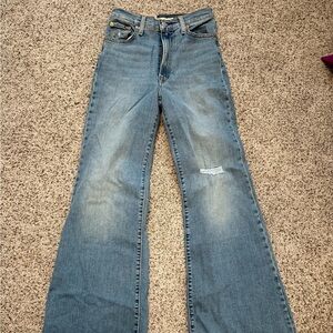 Levi's Light Blue Flare Jeans